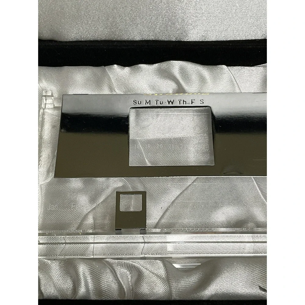Perpetual Calendar Shannon Crystal Godinger  New‎ In Box Bohemian